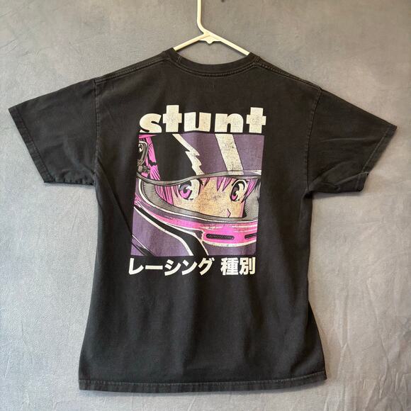 Stunt Reshingu Anime Shirt Racing Drift Car Motorcycle Helmet Girl Made in USA - Picture 5 of 7